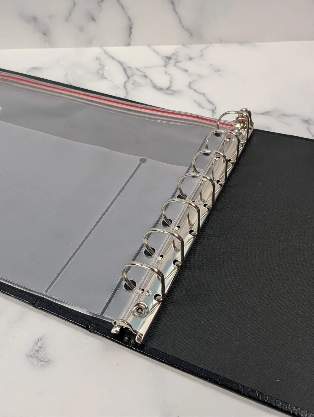 7 Ring Check Binder Business Checkbook Holder